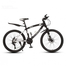 LJLYL Mountainbike LJLYL Mountainbike-Fahrrad für Männer, Frauen, Vollfederung, Weichheckrahmen aus Kohlenstoffstahl, Doppelscheibenbremse, C, 26 inch 24 Speed