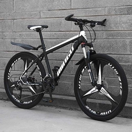 LJXiioo Fahrräder LJXiioo 26-Zoll-21-Gang-Herren-Mountainbikes, Hardtail-Mountainbike aus Stahl mit hohem Kohlenstoffgehalt, Mountainbike mit Verstellbarer Vorderradfederung, A