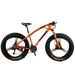 LLF Mountainbike LLF Fahrrad, Jugend / Erwachsener Mountainbike, Leichter Hoher Kohlenstoffstahlrahmen, 7-30 Geschwindigkeiten, 26 Zoll Räder, Mehrere Farben(Size:30 Speed, Color:Orange)