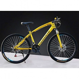 Llpeng Fahrräder Llpeng 26-Zoll-Adult Mountainbike, 21 / 24 / 27 Geschwindigkeit, Radfahren Variable Speed ​​Fahrrad, Studenten Geschenk Fahrrad, Unisex (Color : Gold, Size : 21)