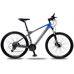 Llpeng Fahrräder Llpeng Racing Klasse Adult Mountainbike, Carbon-Faser-Öl-Scheibenbremse Fahrrad, 26 Zoll -27 Geschwindigkeit, schneller und arbeitssparende REIT (Color : Blue)