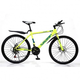 LWZ Fahrräder LWZ 26-Zoll-Mountainbike 24-Gang-Fahrradsitz für Erwachsene Verstellbare Rennräder Doppelscheibenbremse MTB aus kohlenstoffhaltigem Stahl