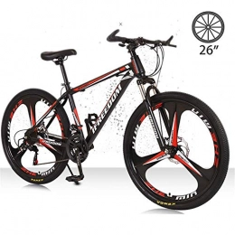 LXDDP Fahrräder LXDDP Mountainbike, Doppelbremsrad aus Kohlenstoffstahl im Freien, 26-Zoll- / mittelhohes Radfahren, 26-Zoll-Räder für Erwachsene und Jugendliche