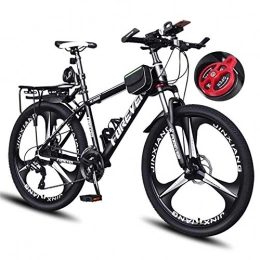 LXDDP Fahrräder LXDDP Mountainbike, Doppelbremsrad aus Kohlenstoffstahl im Freien, 26-Zoll-Student Offroad-Doppelschock-Sportradfahren mit Variabler Geschwindigkeit