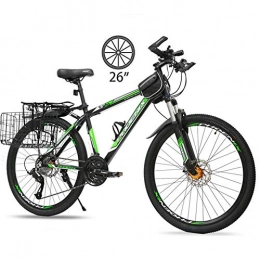 LXDDP Fahrräder LXDDP Teen Mountainbike, Doppelbremsrad, stoßdämpfendes Offroad-Rennrad, 26-Zoll-Offroad-Doppelradfahren mit Variabler Geschwindigkeit für Männer und Frauen