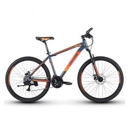 LZZB Fahrräder LZZB Mountainbikes 26 Zoll 3-Speichen-Rad Aluminiumlegierungsrahmen 21-Gang mit mechanischer Scheibenbremse für Herren Damen Erwachsene und Jugendliche / Orange