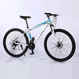 XXSUNNY Fahrräder Mens Mountainbike, Aluminiumlegierung Doppelscheibenbremse Fahrrad, 29-Zoll-21 / 24 / 27 Geschwindigkeit Mountainbike, Weiß, 21 Speed