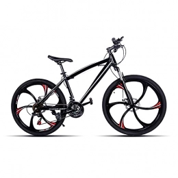 MHbyhks Fahrräder MHbyhks Mountainbike 700C 21-Gang-Doppelscheibenbremse (6-Speichenräder) (schwarz)