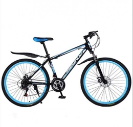 MJY Fahrräder MJY 26In 21-Gang-Mountainbike für Erwachsene, leichter Carbon-Vollrahmen, Herrenrad mit Vorderradfederung, Scheibenbremse 5-27, 21Geschwindigkeit