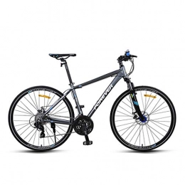 Mountain Bike Aluminiumrahmen-Rennrad, Verstellbares 27-Gang-Fahrrad Mit Geradem Griff, Doppelscheibenbremsen, Männliche Und Weibliche Fahrräder Für Erwachsene. GH