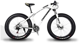 Aoyo Fahrräder Mountain Bikes, Bike, 26 Zoll Männer, MTB, High-Carbon, Mtb Bikes, Stahl Hardtail, verstellbarer Sitz, 21 Geschwindigkeit, (Color : Black and White)
