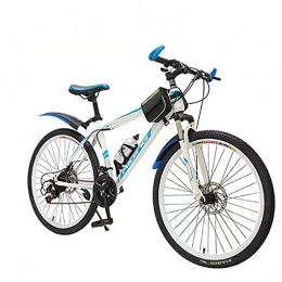 WXXMZY Fahrräder Mountainbike 20 Zoll, 22 Zoll, 24 Zoll, 26 Zoll Fahrrad Aluminiumlegierung Rahmen, Männliche Und Weibliche Outdoor-Sport Rennrad (Color : White, Size : 24 inches)