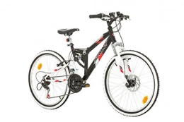 Sprint Fahrräder Mountainbike 24 Zoll vollgefedert für Jungen Legend / Sprint – 18-Gänge – Scheibenbremsen vorne und V-Brake Bremsen hinten