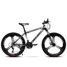 Mrzyzy Fahrräder Mountainbike 26 Zoll, 21 / 24 Geschwindigkeit mit Doppelscheibenbremse, Adult MTB aus Kohlenstoffstahl, Hardtail-Fahrrad mit verstellbarem Sitz (Color : D1, Size : 21 Speed)