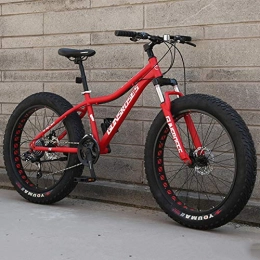 DelongKe Fahrräder Mountainbike, 26 Zoll (66 cm) mit doppelter Aufhängung, rutschfeste Scheibenbremse, variabler Off-Road-Speed-Rennrad, für Männer und Frauen, 27 Gänge, C