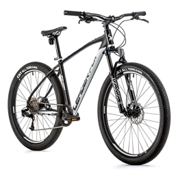Leaderfox  Mountainbike 27, 5 Zoll Leader Fox Sonora 2023 schwarz matt weiß 8 V Rahmen 20 Zoll (Größe Erwachsene 180 bis 188 cm)