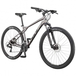 GT Bicycles Mountainbike Mountainbike 650B Hardtail MTB GT Aggressor Expert 2020 27, 5 Zoll 21Gang Fahrrad (Silber, 38 cm)