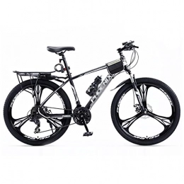 Kays Fahrräder Mountainbike Fahrrad für Damen und Herren Erwachsene Mountainbike, 24 Geschwindigkeiten, 27, 5-zoll-räder, Kohlenstoffstahlrahmen, Dual-scheibenbremsen, Suspension Vordere Ga(Size:24 Speed, Color:Black)