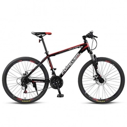 FXD Mountainbike Fahrräder Mountainbike-Federung Mountainbike 24-Gang-Fahrrad 24-Zoll-Räder Unisex Schwarz Rot, Weiß Rosa Zwei Farben