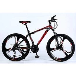  Fahrräder Mountainbike für Erwachsene, 26-Zoll-Hardtail-Mountainbike mit Doppelscheibenbremse für Herren, Verstellbarer Fahrradsitz, Rahmen aus Kohlenstoffstahl, C-21-Gang