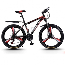 WGYDREAM Fahrräder Mountainbike Mountain Bike MTB Mountainbike, 26 Zoll Hardtail Carbon-Stahlrahmen Fahrrad, Doppelscheibenbremse Vorderachsfederung, Mag Räder, 24-Gang Mountainbike Mountain Bike MTB ( Color : Red )