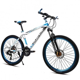 WGYDREAM Mountainbike Mountainbike Mountain Bike MTB Mountainbike, Stahl-Rahmen Hardtail Fahrräder, Vorderachse Und Doppelscheibenbremse, 26-Zoll-Räder Mag Mountainbike Mountain Bike MTB ( Color : Blue , Size : 21-speed )