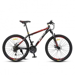 WYLZLIY-Home Mountainbike Mountainbike Mountain Trail Bike MTB Mountainbike, 26 Zoll Stahl-Rahmen For Fahrräder, Doppelscheibenbremse Und Vorderradaufhängung, Speichenrad Fahrrad Bike Mountainbike Fahrrad ( Color : Red )