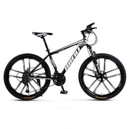 Dsrgwe Mountainbike Mountainbike, Mountainbike, Stahl-Rahmen Hardtail Fahrräder, Doppelscheibenbremse und Vorderradaufhängung, 26inch Rad (Color : D, Size : 27-Speed)