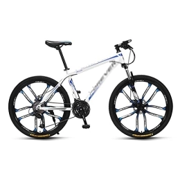 SABUNU Fahrräder Mountainbike MTB Fahrrad Erwachsene Carbon Mountainbike 26-zoll-mtb-fahrrad 27-gang-schicht Mit Dual-scheibenbremsen Für Männer Und Frauen Radfahren Enthusiasten Geeignet Für(Size:27 Speed, Color:Blau)