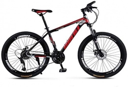 giyiohok Fahrräder Mountainbike Unisex Mountainbike MTB-Fahrradrahmen mit hohem Kohlenstoffgehalt aus Stahl 26-Zoll-Mountainbike 21 / 24 / 27 / 30 Geschwindigkeiten mit Scheibenbremsen und Federgabel