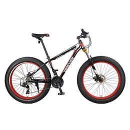 RYP Fahrräder Mountainbikes Rennräder Fat Tire Bike MTB Fahrrad-Erwachsene Straßen-Bikes Strand Snowmobile Fahrräder for Männer Frauen BMX-Räder (Color : Red)