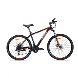 MQJ Fahrräder MQJ Unisex Erwachsene Dual Suspension 24 Geschwindigkeit Mountainbike Aluminiumlegierung Rahmen 26 Zoll Rad / Schwarz Rot