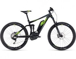 Cube Fahrräder MTB V1260 Cube Stereo Hybrid 140 Race 500 27, 5 black' N 'Green 2018 – 16 "