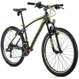 Leaderfox Fahrräder Muskelfahrrad MTB, 26 führend, fox mxc 2022, Herren, matt-grau, grün, 8 V, Rahmen 20 Zoll (Erwachsenengröße 180 bis 188 cm)