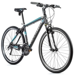 Leaderfox Fahrräder Muskelfahrrad MTB 28 führend fox viatic 2021 Herren schwarz matt blau 7V Rahmen 19 Zoll (Erwachsenengröße 175 bis 183 cm)