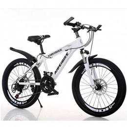 MUYU Fahrräder MUYU Mountainbike 21-Gang Rennradräder Rennrad Zweischeibenbremsfahrräder, White, 22inches