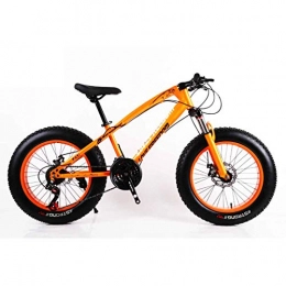 MYMGG Fahrräder MYMGG Adult Mountainbike 20-Zoll-Rahmen Aus Kohlenstoffstahl 21-Gang-Rennrad (24-Gang, 27-Gang), Orange, 27speed