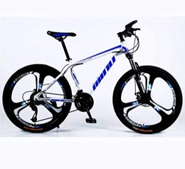 MYMGG Fahrräder MYMGG Endurance Aluminium Rennrad, 21 Geschwindigkeiten (24 Geschwindigkeiten, 27 Geschwindigkeiten, 30 Geschwindigkeiten) Dual Disc-Brake 3-Speichen-Pendlerfahrrad, Blue, 30speed