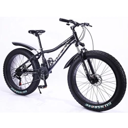 MYTNN Fahrräder MYTNN Fatbike neues Style 26 Zoll 21 Gang Shimano Fat Tyre Mountainbike 47 cm RH Snow Bike Fat Bike (schwarz)