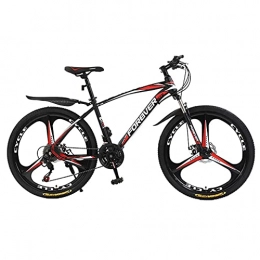 N&I Fahrräder N&I Beach Snow Bicycle Adult 26 inch Mountain Bike Double Disc Brake City Road Bicycle Trail High-Carbon Steel Snow Bikes Wo Variable Speed Mountain Bicycles B 21 Speed a 21 Speed
