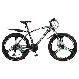 N&I Fahrräder N&I Beach Snow Bicycle Adult 26 inch Mountain Bike Double Disc Brake City Road Bicycle Trail High-Carbon Steel Snow Bikes Wo Variable Speed Mountain Bicycles B 21 Speed B 24 Speed