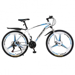 N&I Fahrräder N&I Beach Snow Bicycle Adult 26 inch Mountain Bike Double Disc Brake City Road Bicycle Trail High-Carbon Steel Snow Bikes Wo Variable Speed Mountain Bicycles B 21 Speed D 24 Speed