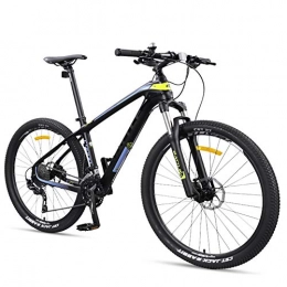 NENGGE Fahrräder NENGGE 27.5 Zoll Erwachsenen Mountainbike, Ultra-Licht Carbon Rahmen Fahrrad Hardtail MTB, Herren Damen Fahrrad mit Scheibenbremsen, Orange, 27 Speed