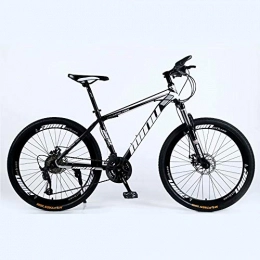  Fahrräder Novokart- Country Mountain Bike 26 Zoll mit Doppelscheibenbremse, MTB für Erwachsene, Hardtail-Fahrrad mit verstellbarem Sitz, Verdickter Kohlenstoffstahlrahmen, Schwarz, Spoke Wheel, 21-stufige Schicht
