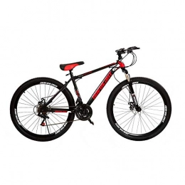 Novokart Fahrräder NOVOKART Country Mountain Bike 27.5 Zoll, Erwachsene MTB, Hardtail-Fahrrad mit verstellbarem Sitz, Verdickter Kohlenstoffstahlrahmen, Schwarz&Rot, Speichenrad, 21-stufige Schicht