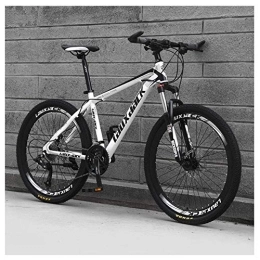  Fahrräder Outdoorsport Mountainbike 21 Gang 26 Zoll Doppelscheibenbremse Federgabel Federung Antislip Bikes, Weiß