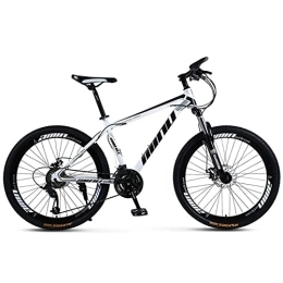 QCLU Fahrräder QCLU 26-Zoll-Mountainbike, Variabler Geschwindigkeit Erwachsener MTB Bikes, Rennradfahrrad mit Variabler Geschwindigkeit for Männer und Frauen, 21 Geschwindigkeiten (Color : Black)