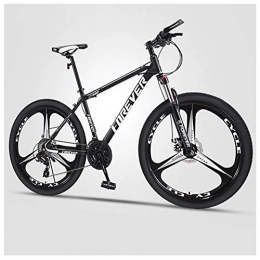 QMMD Fahrräder QMMD 24 Zoll Herren MTB, Rahmen aus Kohlenstoffstahl Mountainbike, Erwachsenen Hardtail MTB, 4 Farben 21-24-27-30-Gang Mountainbike, Damen MTB Fahrrad, A 3 Spoke, 27 Speed
