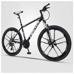 QMMD Fahrräder QMMD MTB 27.5 Zoll, Erwachsenen Mountainbike, Rahmen aus Kohlenstoffstahl, 21-24-27-30-Gang Mountainbike, Damen und Herren Hardtail MTB, 4 Farben Fahrräder, A 10 Spoke, 27 Speed