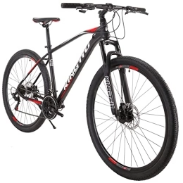 QQW Fahrräder QQW Mountainbike, Mountainbike -Rahmen Für Männer, 21 Geschwindigkeit, Herrenfahrrad / Black Red